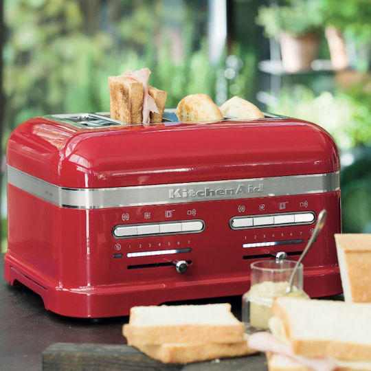 Kitchenaid Toaster 4 Slots 2500W Red