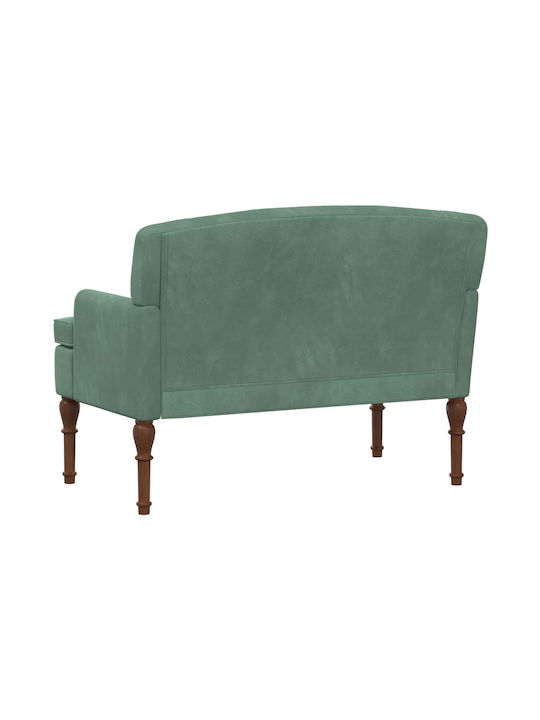Canapea Cu Două Locuri Catifea Albastru Deschis 111x65x79cm