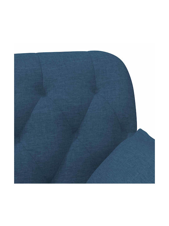 Doppelsitzer Sofa Blau 111x68x80cm