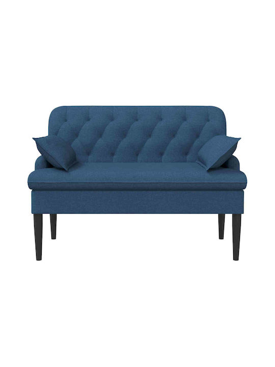 Doppelsitzer Sofa Blau 111x68x80cm