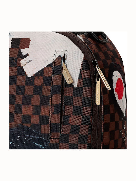 Sprayground Sharks In Paris Cotton Canvas Painted Backpack