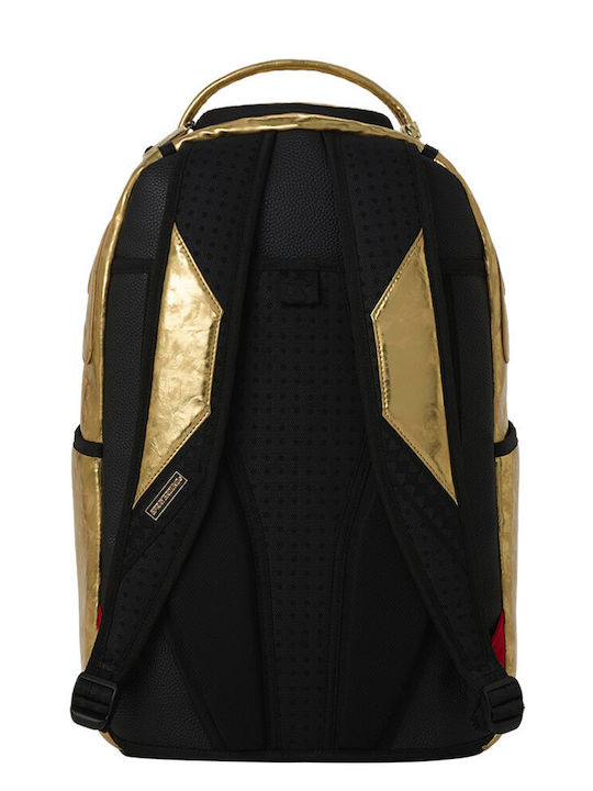 Sprayground Gold Weathered Backpack Sprayground Gold Weathered Backpack