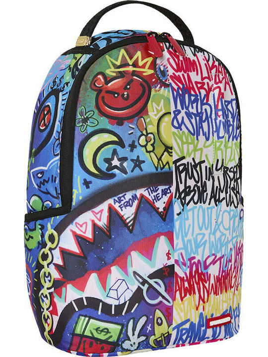Sprayground Spray Poetry Split Mini Backpack