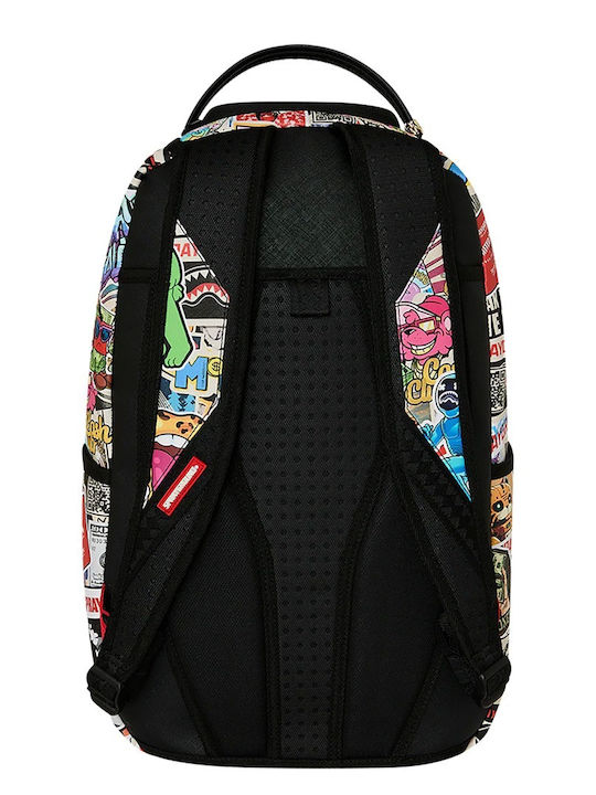 Sprayground Men Punk Sticker Shark Backpack Multi 910b8651nsz Sprayground Men Punk Sticker Shark Backpack Multi 910b8651nsz
