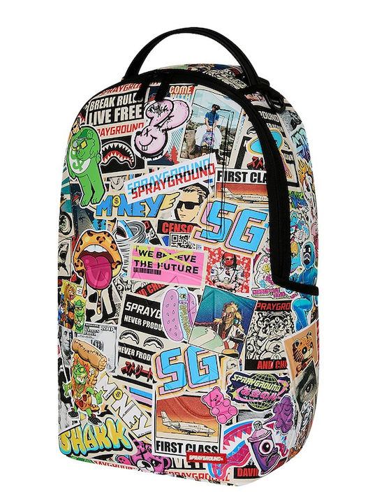Sprayground Мъжка раница Punk Sticker Shark Multi 910b8651nsz