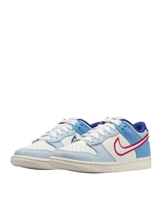 Dunk Low Adidasi copii Albe