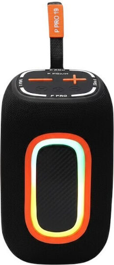 P-PRO19 Bluetooth Speaker 10W With Battery Life Up To 4 Hours Black