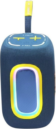 P-PRO19 Bluetooth Speaker 10W with Battery Life up to 4 Hours Blue