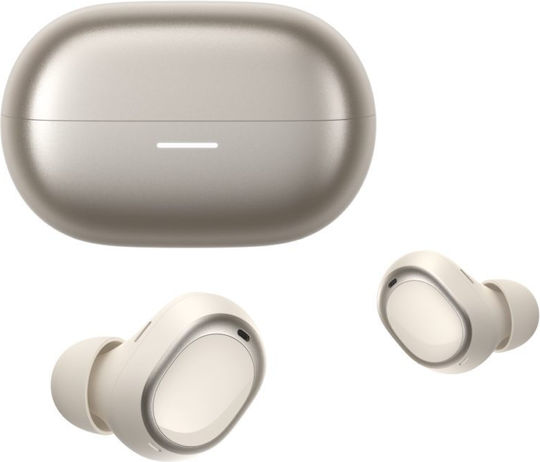 QCY MeloBuds A30 Bluetooth Handsfree Headphones with Sweat Resistance and Charging Case Gold