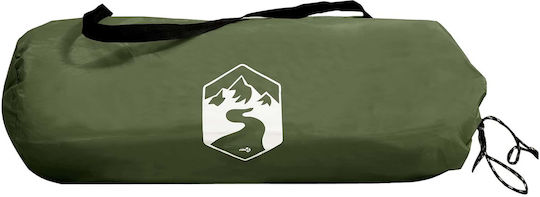 vidaXL Camping Tunnel Mountaineering Tent Green 4 Seasons Waterproof 410x175x105cm