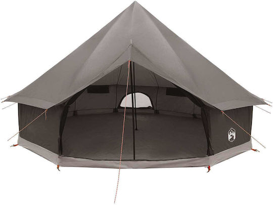vidaXL Camping Teepee Tent Brown 500x500x300cm