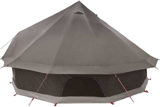vidaXL Camping Teepee Tent Brown 500x500x300cm