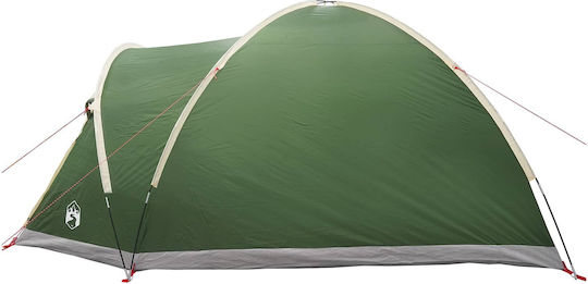 vidaXL Camping Tent Green for 4 People 398x260x177cm