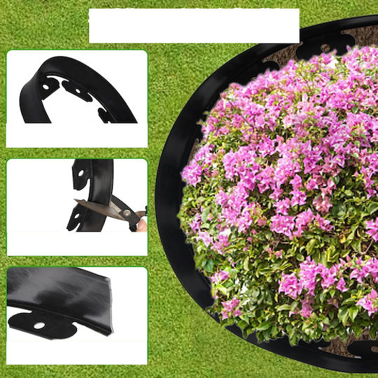 Kunststoff Gartenhecke in Schwarz Farbe