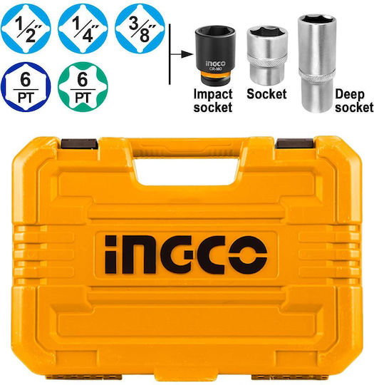 Ingco Βαλίτσα με 182 Εργαλεία