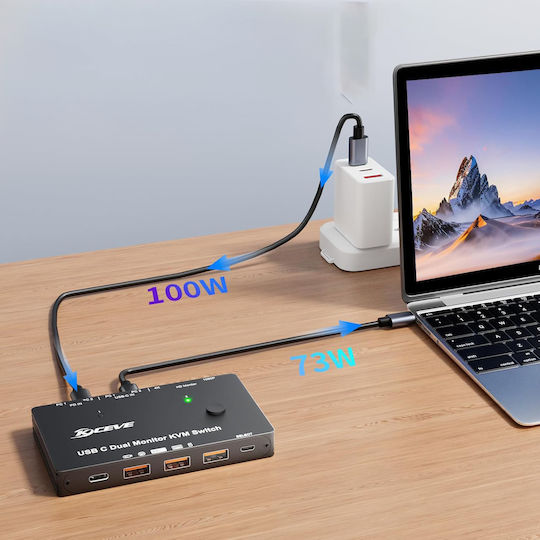 B0F5NTSGGT KVM & Data Switch με USB-C / HDMI / USB