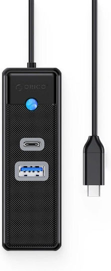 Orico Hub 2 Θυρών USB 3.0 με σύνδεση USB-C / Ethernet