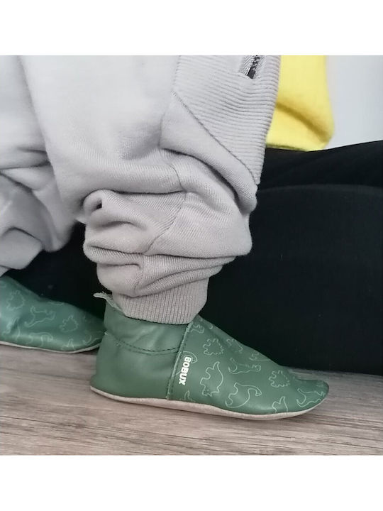 Bobux Бебешки пантофки за прегръдка Бели Soft Sole