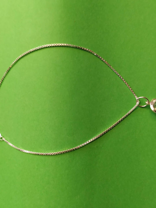 Amalfi Accessories Brățară de gleznă din Argint cu Zircon