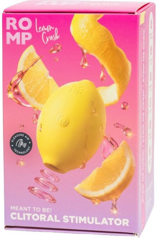 Romp Aspirator pentru clitoris galben