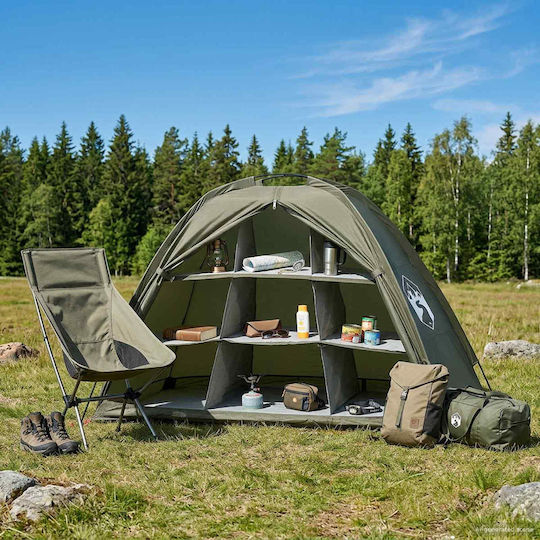 vidaXL Σκηνή Camping Igloo Ορειβασίας Χακί Αδιάβροχη 120x50x70εκ.