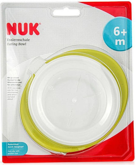 Nuk Nuk Baby- und Kleinkinder-Teller und -Schüsseln Schale Für Kinder Easy Learning Grüne