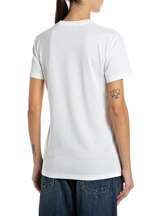Replay T-Shirt Λευκο