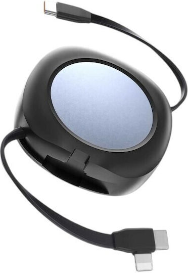 SGL Retractable Cable USB-C male - USB-C 0.8m 220558