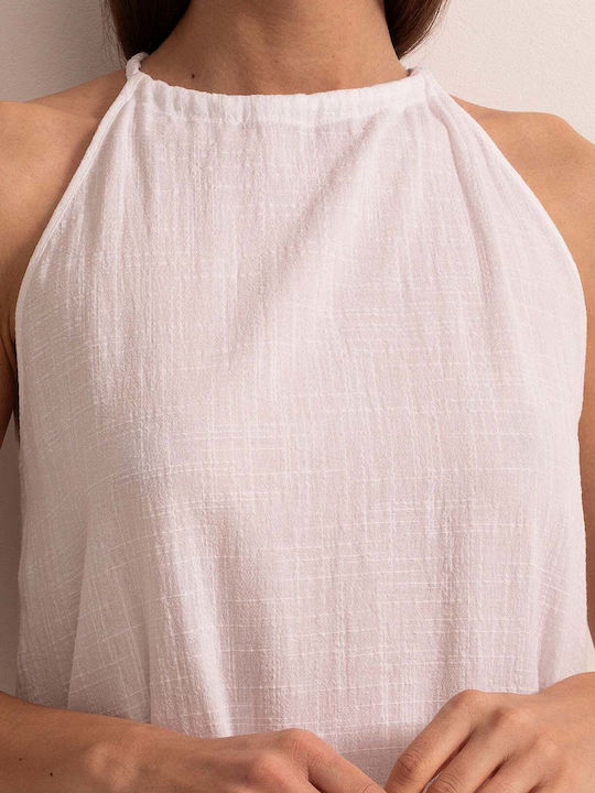 Rochie De Vară Pentru Femei Rochie-Cămașă Din Bumbac Spălat