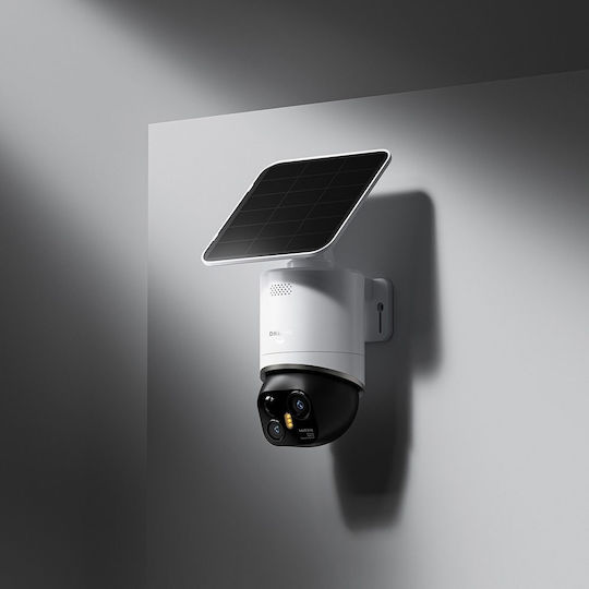 Dreame Navo Elite 1 Outcam IP Двойна Камера За Видеонаблюдение Wi-Fi 4K Водоустойчива На Батерии С Двупосочна Комуникация