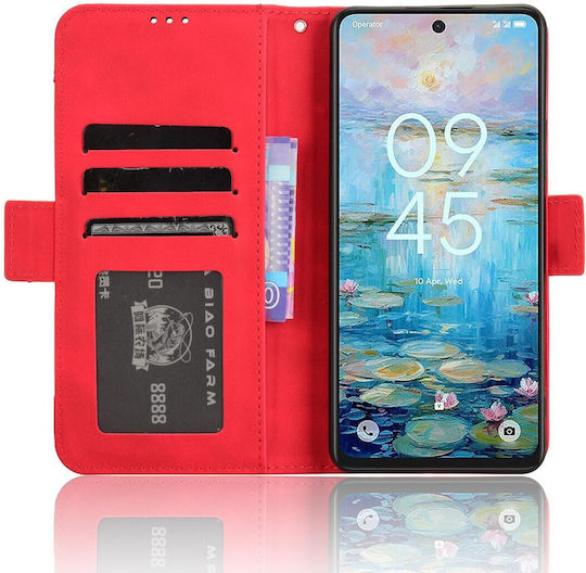 Magnet Wallet Red (TCL 50 NXTPAPER 5G / TCL 50 Pro NXTPAPER 5G)