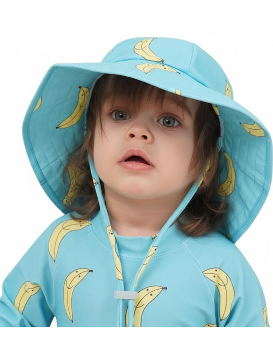 Queen Mother Παιδικό Μαγιό Ολόσωμο με Καπέλο Turquoise