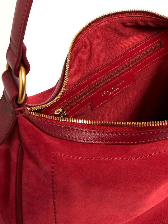 Webbing Women's Shoulder Bag Red