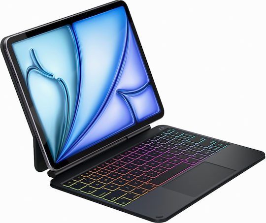 Supero Tablet Hülle Typecase Edge Pro Klappdeckel Ipad Air 11" M2 2024 M3 2025 M4 2026 Schwarz