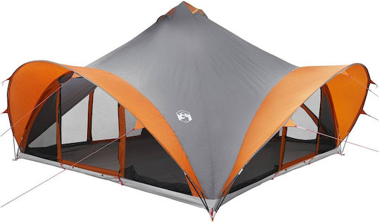 vidaXL Camping Teepee Tent Grey 500x500x350cm