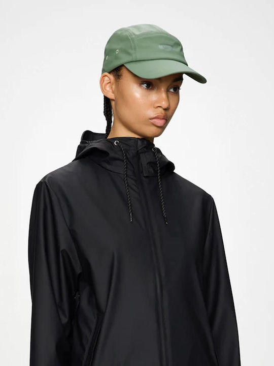 Unisex Καπέλο Rains 5 Panel W1 Green 5711747609207