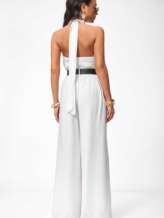 Women's One-piece Jumpsuit White