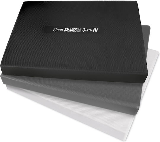 AMILA Balance Cushion Black 40x50x6cm with Diameter 6cm