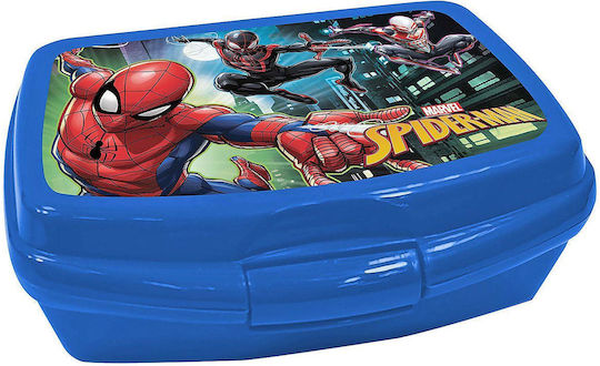 Spiderman Πλαστικό Παιδικό Δοχείο Φαγητού Spiderman 0.6lt 16.5 x 12.5 x 6εκ.