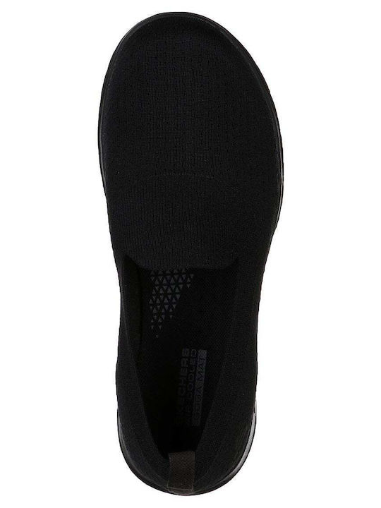 Go Walk Lite Charming Ανατομικά Γυναικεία Slip-On Μαύρα