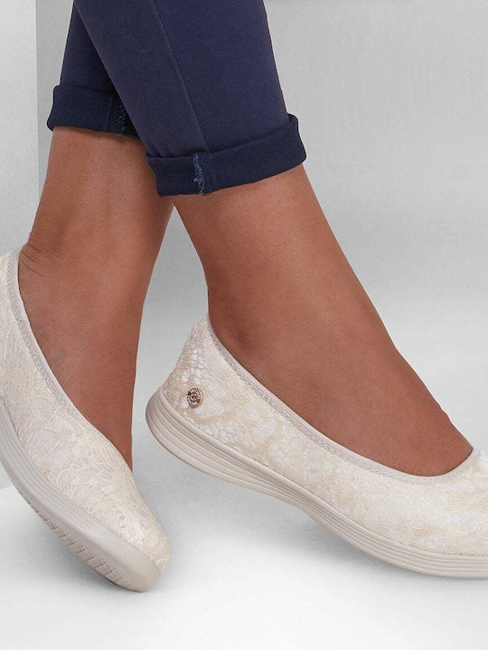 Onthego Dreamy Velvet Dreamz Women's Slip-Ons Beige