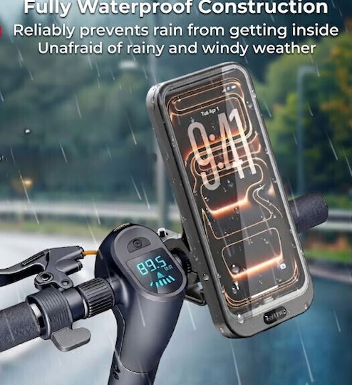 Earldom ET-EH355 Waterproof Mobile Phone Holder Bicycle & Motorcycle 4.7"-7.2" 360° Rotation