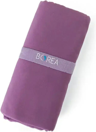 Borea Πετσέτα Microfiber Σώματος Μαύρη 160x80εκ.