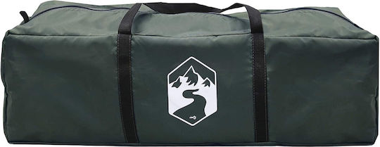 vidaXL Къмпинг Типи Каки за 6 Души 400x400x350см