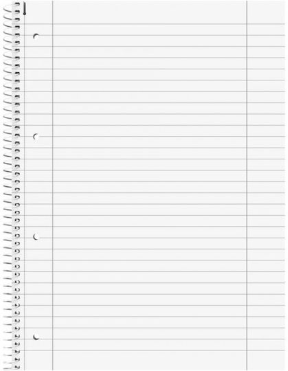 Selida Spiral Ruled Notebook A4 80 Paper Sheets Black