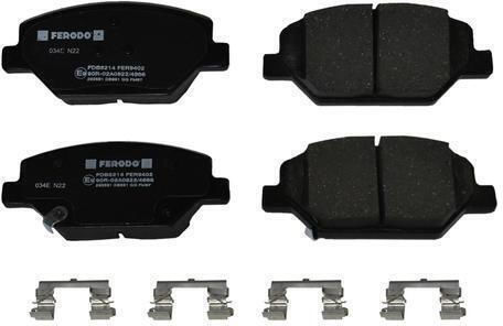 Ferodo Premier Eco Friction Τακάκια Αυτοκινήτου Εμπρός Fdb5214