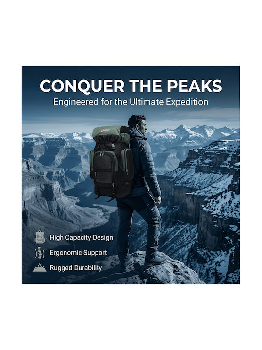 Cardinal Mountaineering Backpack 90lt Waterproof Khaki Expedition