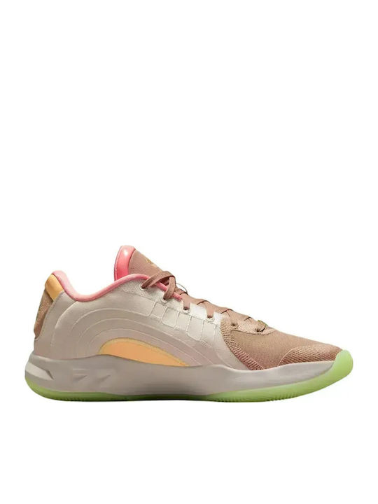 Luka 4 Low Basketball Shoes Light Orewood Brown / Hemp / Tangerine Tint