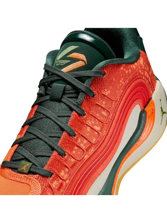 Luka 4 "Gone Camping" Low Basketball Shoes Pro Green / Treeline / Total Orange / Team Orange / Citron Pulse / Coconut Milk