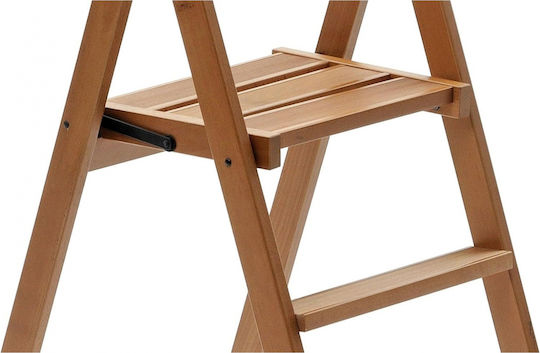 Arredamenti Italia Wooden Ladder with 2 Steps 48cm